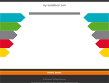 Tablet Screenshot of myrouterlocal.com